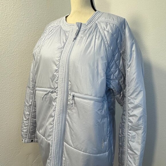 Free People Movement Ice Blue Down Packable Liner Jacket Coat XS NEW Oversized - Picture 15 of 15
